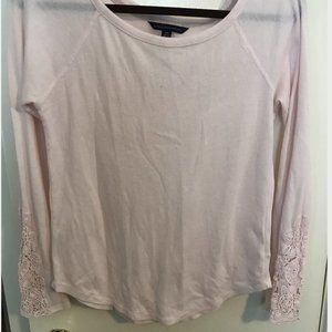 Light Pink American Eagle Long Sleeve